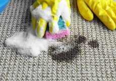 پاک کردن رنگ از فرش