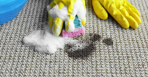 پاک کردن رنگ از فرش